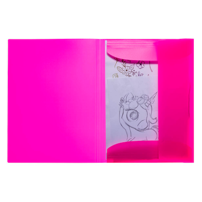 Artikelbild 4 für HERMA Zeichenmappe Neon DIN A3 neon-pink, 1 St., Artikelnummer 220758