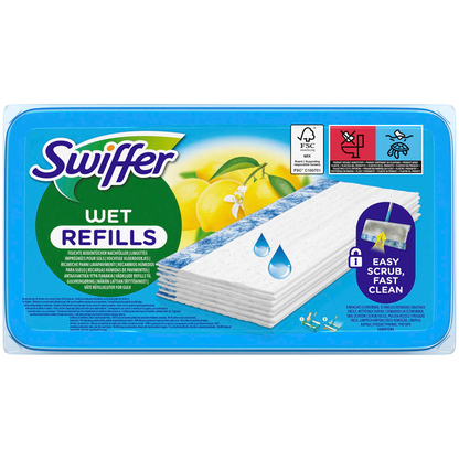 Artikelbild für Swiffer WET REFILLS Feuchte Bodentücher Mikrofaser, 24 St., Artikelnummer 527172