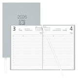 Artikelbild 1 für ZETTLER KALENDER Buchkalender Tagesplaner 2026 hellgrau, Artikelnummer 559098