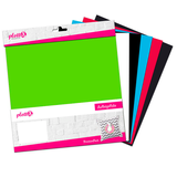 Artikelbild 1 für plottiX PremiumFlock Aufbügelfolie farbsortiert Flock-Folie 30,0 x 30,0 cm, 6 St., Artikelnummer 266017