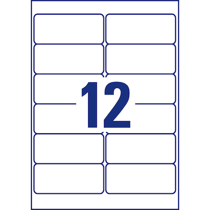 Artikelbild 3 für 300 AVERY Zweckform Folien-Adressetiketten L4772-25 transparent 99,1 x 42,3 mm, Artikelnummer 345470