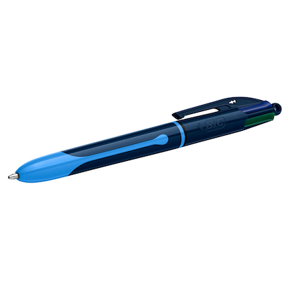 Artikelbild 8 für AKTION: BIC Kugelschreiber Cristal transparent, Schreibfarbe: blau, 50 St. + GRATIS 2x BIC 4-Farben-Kugelschreiber 4-Colours Smooth blau/hellblau, Schreibfarbe: schwarz, blau, rot, grün, Artikelnummer 719129