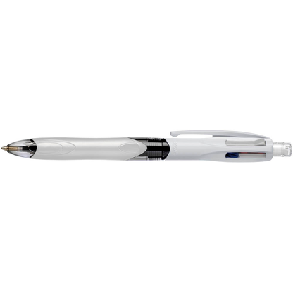 Artikelbild 20 für BIC 4-Farben-Kugelschreiber 4 Colours 3+1 HB grau, Schreibfarbe: schwarz, blau, rot, grau, 1 St., Artikelnummer 498782