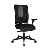 Artikelbild 1 für Topstar Bürostuhl Sitness Open X (N) Deluxe, OX300TW2 T200 Stoff schwarz, Gestell schwarz, Artikelnummer 689327
