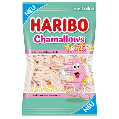 Artikelbild für HARIBO Chamallows Twirlies Marshmallows 200,0 g, Artikelnummer 606562