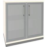 Artikelbild 1 für fm Aktenschrank Oldenburg, 4260672331857 weiß, Acrylglas satiniert 1 Fachboden 80,0 x 44,2 x 78,1 cm, Artikelnummer 565287