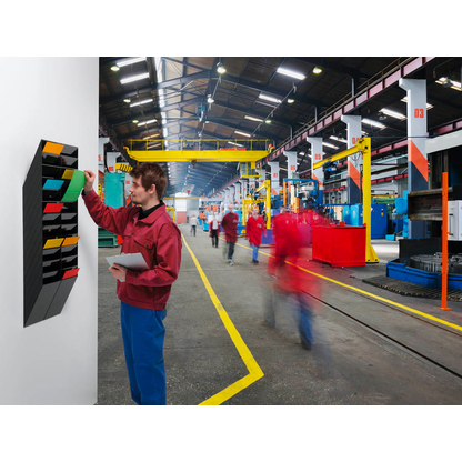 Artikelbild 3 für DURABLE Wandprospekthalter FLEXIBOXX schwarz DIN A4, Artikelnummer 350298