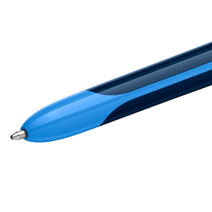 Artikelbild 10 für AKTION: BIC Kugelschreiber Cristal transparent, Schreibfarbe: blau, 50 St. + GRATIS 2x BIC 4-Farben-Kugelschreiber 4-Colours Smooth blau/hellblau, Schreibfarbe: schwarz, blau, rot, grün, Artikelnummer 719129