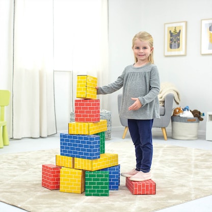 Artikelbild 13 für Bankers Box Bastelset Bauklötze 4 Farben 40 St., Artikelnummer 649117