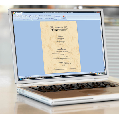 Artikelbild 2 für SIGEL Briefpapier Marmor beige DIN A4 200 g/qm 50 Blatt, Artikelnummer 366088