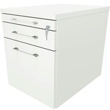 Artikelbild 1 für fm Oldenburg Rollcontainer weiß 3 Auszüge 43,4 x 60,0 x 54,0 cm, Artikelnummer 138152