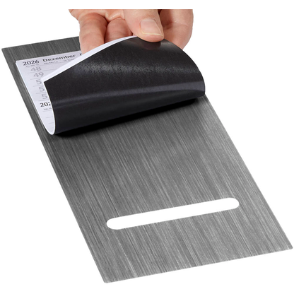 Artikelbild 5 für Tischkalender Edelstahl 2026/2027 silber matt, Artikelnummer 547937