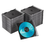 Artikelbild 1 für MediaRange 1er CD-/DVD-Hüllen Slim Cases transparent, 50 St., Artikelnummer 415612