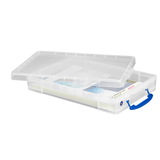 Artikelbild 1 für Really Useful Box Aufbewahrungsbox 10,0 l transparent 34,0 x 52,0 x 8,5 cm, Artikelnummer 575872