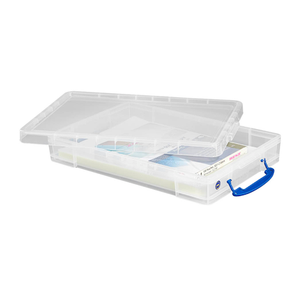 Artikelbild für Really Useful Box Aufbewahrungsbox 10,0 l transparent 34,0 x 52,0 x 8,5 cm, Artikelnummer 575872
