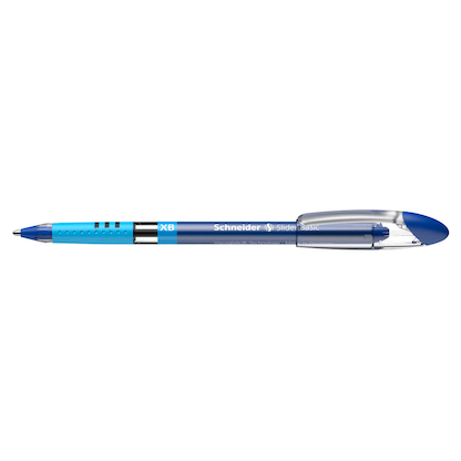 Artikelbild 3 für Schneider Kugelschreiber Slider Basic XB blau/transparent, Schreibfarbe: blau, 10 St., Artikelnummer 867309