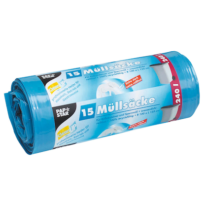 Artikelbild 8 für STARPAK Müllbeutel CleanUP 240,0 l blau 60,0 µm, 15 St., Artikelnummer 409882