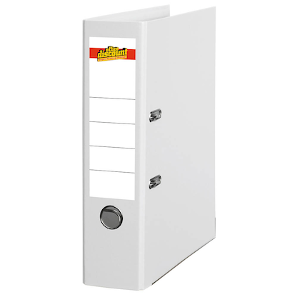 Artikelbild für office discount Ordner weiß Kunststoff 8,0 cm DIN A4, Artikelnummer 501577