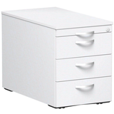 Artikelbild 1 für geramöbel Flex Rollcontainer weiß 4 Auszüge 43,8 x 80,0 x 56,5 cm, Artikelnummer 882112