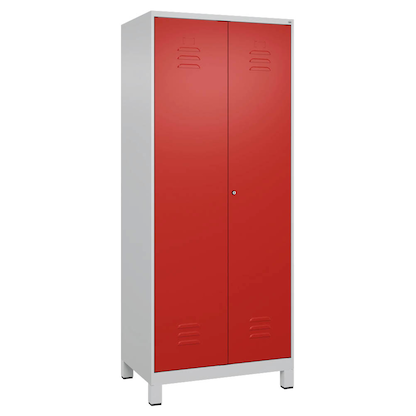 Artikelbild 2 für CP Putzmittelschrank Classic Plus 080110-02 S10016 lichtgrau, verkehrsrot 80,0 x 50,0 x 195,0 cm, aufgebaut, Artikelnummer 175459