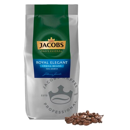 Artikelbild 21 für JACOBS ROYAL ELEGANT CAFÉ CREMA Kaffeebohnen, Arabicabohnen kräftig, 1,0 kg, Artikelnummer 813089