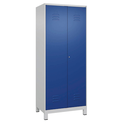 Artikelbild 2 für CP Putzmittelschrank Classic Plus 080110-02 S10017 enzianblau, lichtgrau 80,0 x 50,0 x 195,0 cm, aufgebaut, Artikelnummer 175469