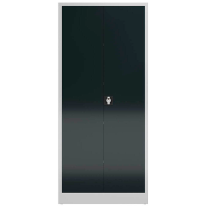 Artikelbild 3 für ClassiX Metallschrank X-530338 anthrazit, lichtgrau 80,0 x 38,0 x 180,0 cm, aufgebaut, Artikelnummer 184596