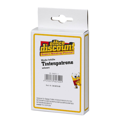 Artikelbild 4 für office discount schwarz Druckerpatrone kompatibel zu Canon PGI-520 BK, Artikelnummer 545073