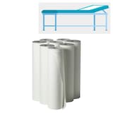 Artikelbild 1 für FRIPA Ärztekrepp classic-line 1-lagig weiß 50,0 cm x 50,0 m, 9 Rollen, Artikelnummer 444446