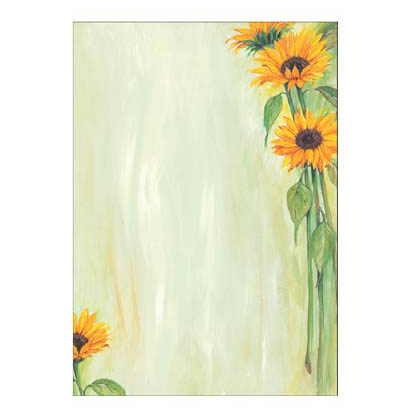 Artikelbild 14 für SIGEL Motivpapier Sunflower Motiv DIN A4 90 g/qm 25 Blatt, Artikelnummer 479915