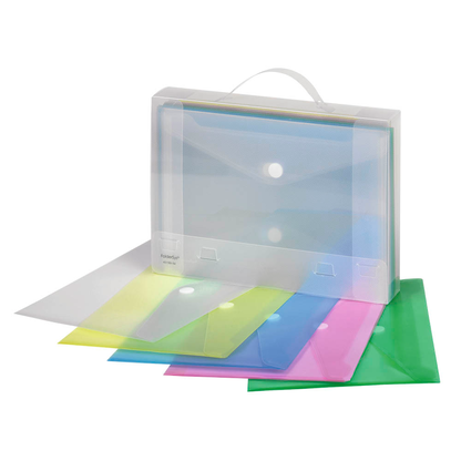 Artikelbild 14 für 25 FolderSys Dokumententaschen DIN A4 farbsortiert glatt 0,20 mm, Artikelnummer 641761