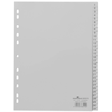 Artikelbild 1 für DURABLE Ordnerregister DIN A4 Vollformat 1-31 grau 31-teilig, 1 St., Artikelnummer 456558
