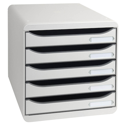 Artikelbild für Exacompta Schubladenbox BIG-BOX PLUS lichtgrau 309740D, DIN A4 mit 5 Schubladen, Artikelnummer 667283