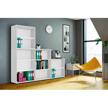 Artikelbild 4 für VCM my office Aktenregal L weiß 70,0 x 37,0 x 74,0 cm, Artikelnummer 345054