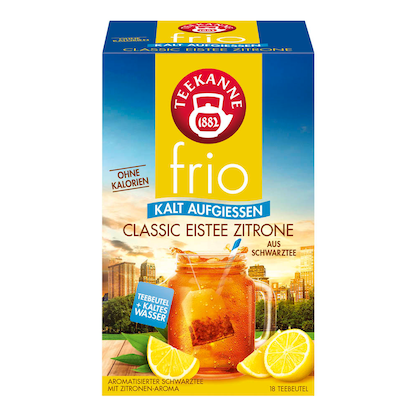 Artikelbild für TEEKANNE frio CLASSIC EISTEE ZITRONE Tee 18 Portionen, Artikelnummer 148744