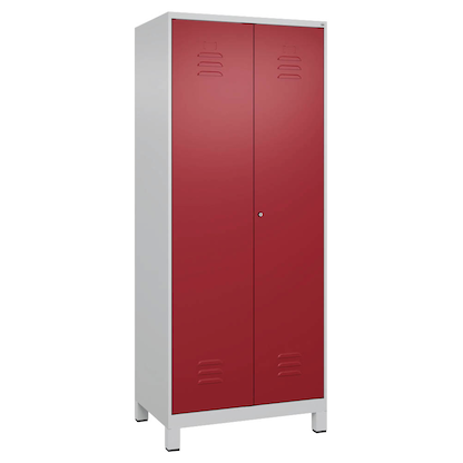 Artikelbild 2 für CP Putzmittelschrank Classic Plus 080110-02 S10015 lichtgrau, rubinrot 80,0 x 50,0 x 195,0 cm, aufgebaut, Artikelnummer 175477