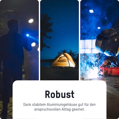 Artikelbild 13 für ANSMANN ML400R LED Taschenlampe schwarz 6,0 cm, 970 Lux, 400 Lumen, 5 W, Artikelnummer 629438