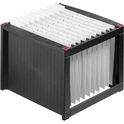 Artikelbild 1 für helit Hängeregistraturkorb ohne Mappen schwarz, Artikelnummer 334334