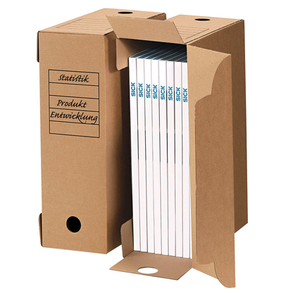 Artikelbild 14 für 10 Top-Print Archivboxen braun 33,5 x 11,4 x 25,3 cm, Artikelnummer 443341