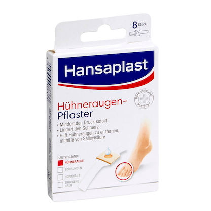 Artikelbild 20 für Hansaplast Hühneraugen-Pflaster 50430 beige, weiß, 8 St., Artikelnummer 148557