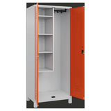 Artikelbild 1 für CP Putzmittelschrank Classic Plus 080110-02 S10037 lichtgrau, reinorange 80,0 x 50,0 x 195,0 cm, aufgebaut, Artikelnummer 175564