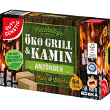 Artikelbild 1 für GUT&GÜNSTIG Kamin- & Grillanzünder Öko Grill & Kamin braun, 64 St., 64 Anzünder, Artikelnummer 491059
