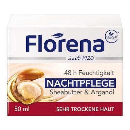 Artikelbild für Florena Sheabutter & Arganöl Gesichtscreme 50,0 ml, Artikelnummer 577548