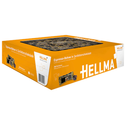 Artikelbild 16 für HELLMA Espresso-Bohne in Zartbitterschokolade Schokolade 380 St./418,0 g, Artikelnummer 188742