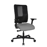 Artikelbild 1 für Topstar Bürostuhl Sitness Open X (N) Deluxe, OX300TW2 T230 Stoff grau, Gestell schwarz, Artikelnummer 689354