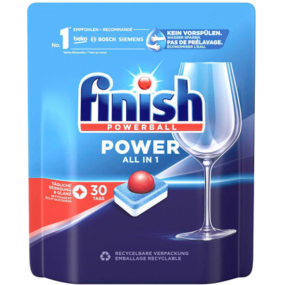 Artikelbild für finish POWERBALL POWER ALL IN 1 Spülmaschinentabs 30 St., Artikelnummer 750564