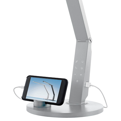 Artikelbild 3 für Hansa LED Vario Plus Schreibtischlampe silber 10,5 W, Artikelnummer 202123