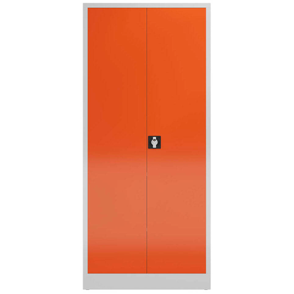 Artikelbild 3 für ClassiX Metallschrank X-530334 feuerrot, lichtgrau 80,0 x 38,0 x 180,0 cm, aufgebaut, Artikelnummer 184707