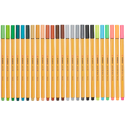 Artikelbild 3 für STABILO point 88 Fineliner farbsortiert 0,4 mm, 50 St., Artikelnummer 446240