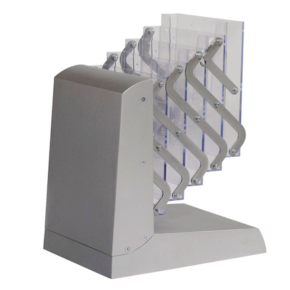 Artikelbild 4 für update displays Prospektständer silber DIN A4 5 Fächer, Artikelnummer 287957